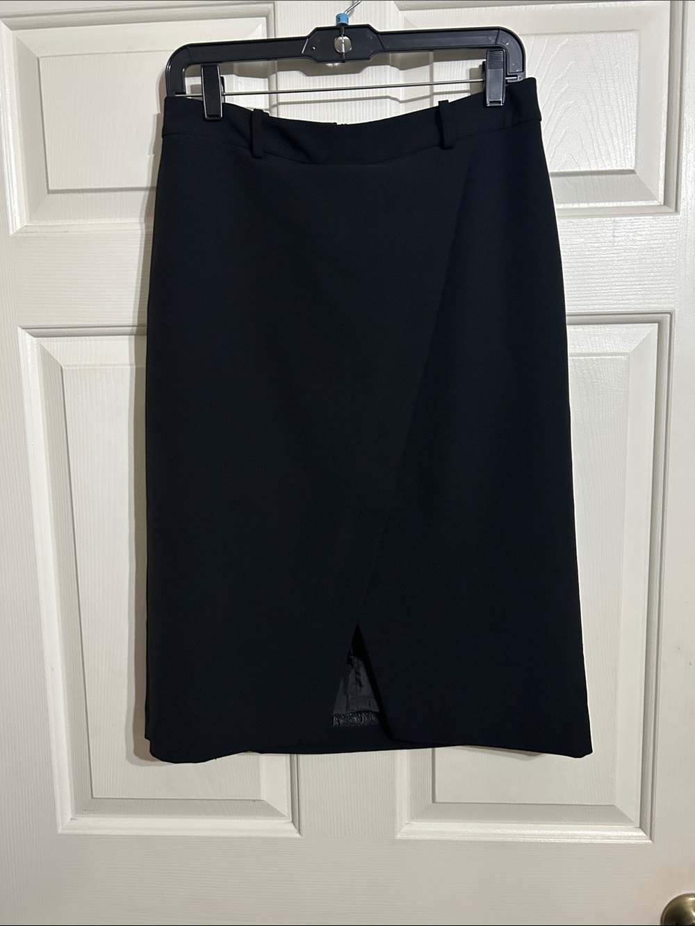 Worthington Black Pencil Skirt with Front Slit